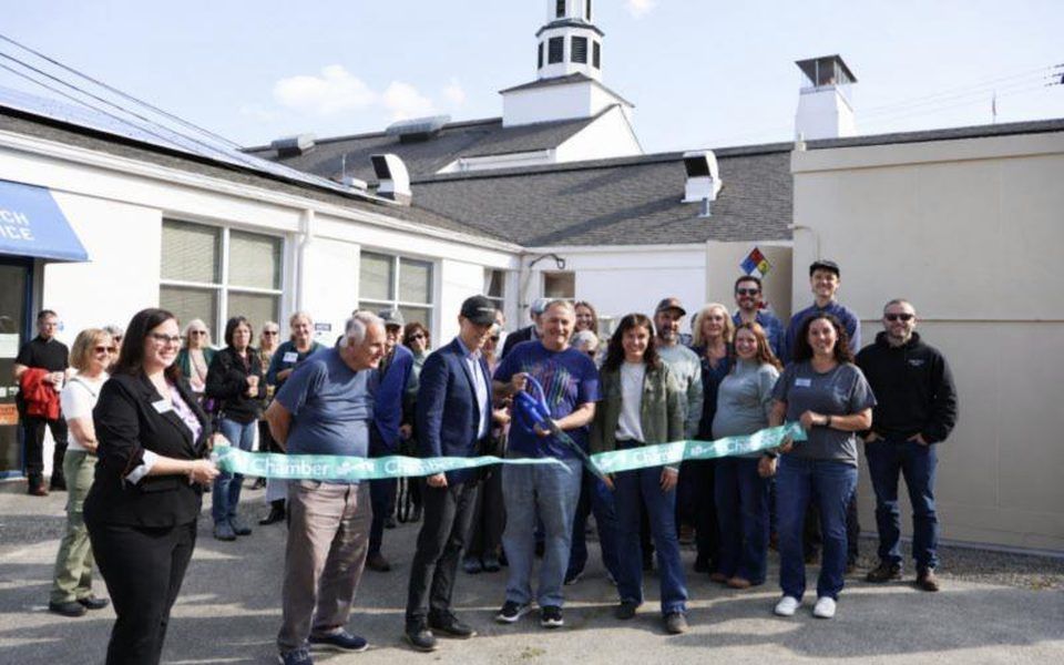 Ribbon cutting for a solar and battery community resilience hub in Olympia, Washington